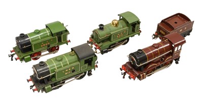 Lot 3342 - Hornby O Gauge Four Clockwork Locomotives