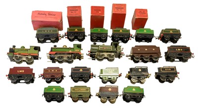Lot 3332 - Hornby O Gauge Clockwork Locomotives