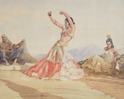 Lot 1008 - Sir William Russell-Flint PRA, PRWS, RSW, ROI,...