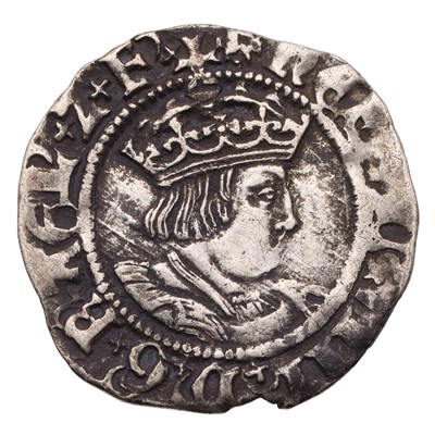 Lot 83 - Henry VIII, Halfgroat, Second Coinage 1526-44,...
