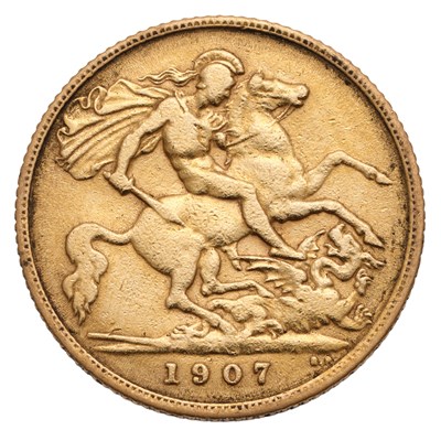 Lot 228 - Edward VII, Half Sovereign 1907; fine