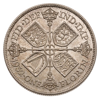 Lot 119 - George V, Florin 1932, fourth coinage, (Bull...