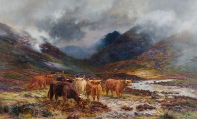 Lot 1036 - Louis Bosworth Hurt (1856-1929) "A Highland...