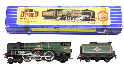 Lot 3232 - Hornby Dublo 3 Rail 3235 Dorchester BR 34042 Locomotive