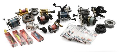 Lot 3077 - A Collection of Various Multiplier and Fixed Spool Reels