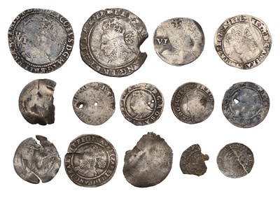 Lot 96 - Assorted 16th and 17th Century Hammered Coins,...