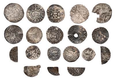 Lot 95 - Assorted Hammered Coins, including: a Scotland,...