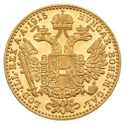 Lot 315 - Austria, Ducat 1915 Restrike, obv. Franz...