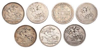 Lot 121 - Assorted UK Silver Crowns, to include: Charles...