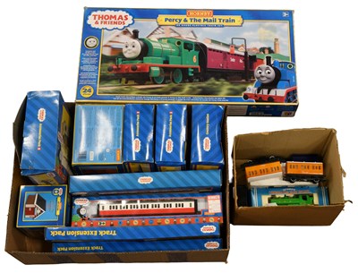 Lot 3291 - Hornby (China) OO Gauge R9682 Percy & The Mail Train Set