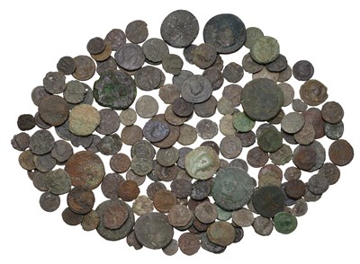 Lot 58 - Mixed Roman Bronze Coins, a large group of...