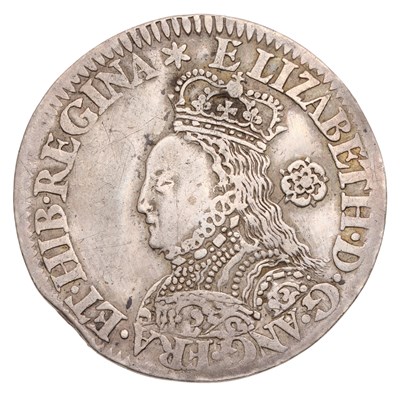 Lot 85 - Elizabeth I, Milled Sixpence 1562, mm. star,...