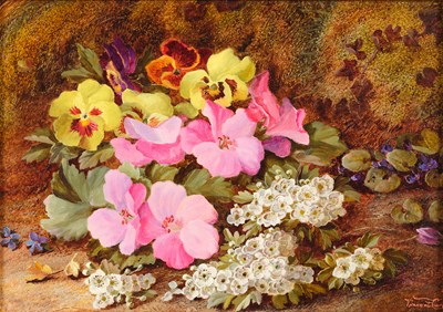 Lot 1018 - Vincent Clare (1855-1930) Still life of...