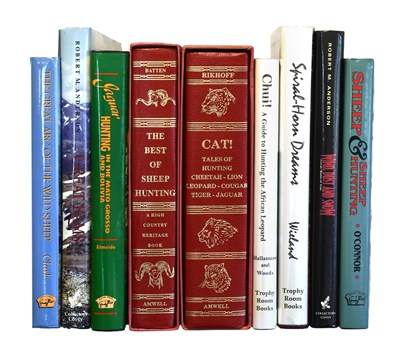 Lot 96 - Natural History Books: A Group of Nine Hunting...