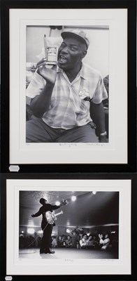 Lot 3182 - BB King Signed Photographic Prints