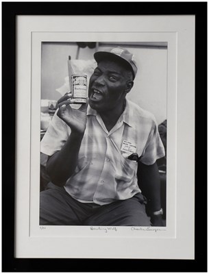 Lot 3187 - Howling Wolf Signed Photographic Print
