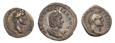 Lot 21 - Roman Imperial, Vespasian Denarius, Rome c.75...