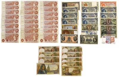 Lot 197 - Assorted World Banknotes, highlights include:...