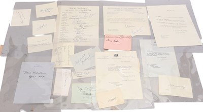 Lot 3002 - Australian Cricket Team 1948 Signed Compliment Sheet