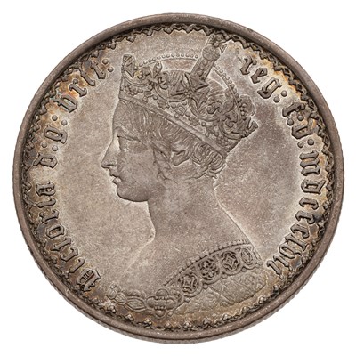Lot 116 - Victoria, 'Gothic' Florin 1857, (Bull 2835,...