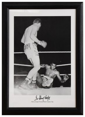 Lot 3015 - Sir Henry Cooper Signed Photograph