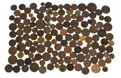 Lot 130 - Assorted British Copper Coins, comprising a...
