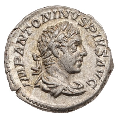 Lot 35 - Roman Imperial, Elagabalus Denarius, Rome...