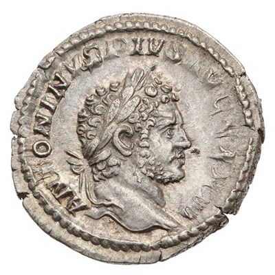 Lot 33 - Roman Imperial, Caracalla Denarius, Rome AD214,...