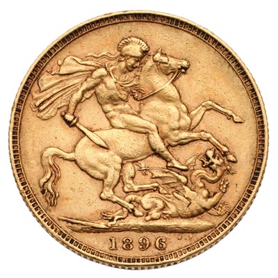 Lot 216 - Victoria, Sovereign 1896; very fine
