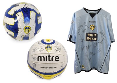Lot 3024 - Leeds United Two Signed Footballs