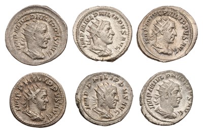 Lot 45 - Roman Imperial, Philip I, Assorted Antoniniani,...