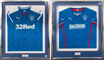 Lot 3023 - Glasgow Rangers Signed Shirts