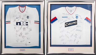 Lot 3020 - Glasgow Rangers Signed Shirts