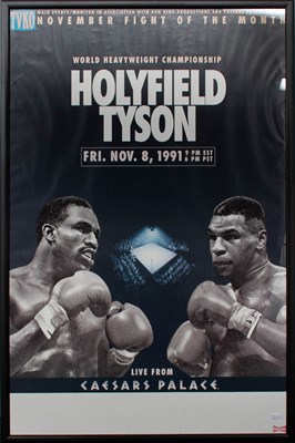Lot 3012 - Mike Tyson/Evander Holyfield Signed Boxing Shorts