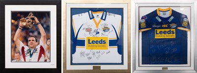Lot 3009 - Leeds Rhinos Two Signed Rigby League Shirts