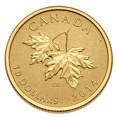Lot 313 - Canada, Gold Proof Ten Dollars 2014, struck...