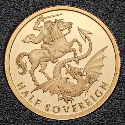 Lot 307 - Tristan Da Cunha, Half Sovereign 2020, St....