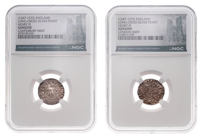 Lot 78 - Henry III, Long Cross Penny, Post-Provincial...