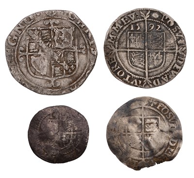 Lot 84 - Elizabeth I, Sixpence 1592, Sixth Issue...