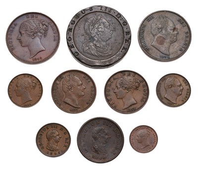 Lot 117 - Victoria, Penny 1848/7, ornamental trident,...