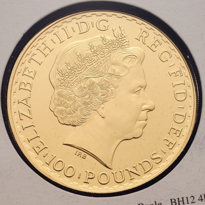 Lot 260 - Elizabeth II, 1oz Gold Britannia 2013, £100...