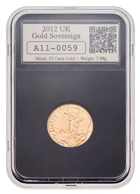 Lot 257 - Elizabeth II, Sovereign 2012, Diamond Jubilee...