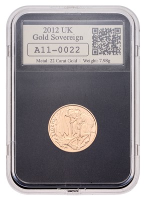 Lot 258 - Elizabeth II, Sovereign 2012, Diamond Jubilee...