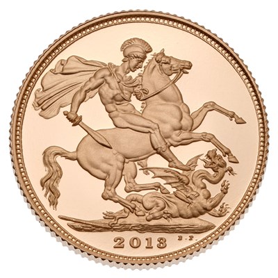 Lot 263 - Elizabeth II, Proof Sovereign 2013;...