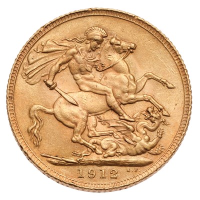 Lot 241 - George V, Sovereign 1912; near extremely fine...