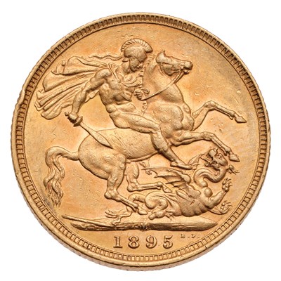 Lot 214 - Victoria, Sovereign 1895M, Melbourne Mint;...
