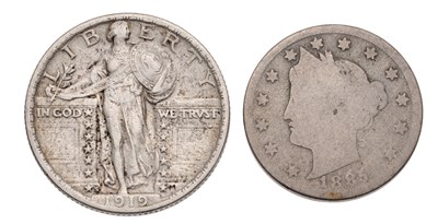 Lot 162 - USA, Quarter 1919S, San Francisco Mint,...