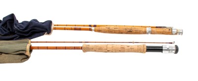 Lot 3100 - A Hardy Crown Houghton 10' #7 Split Cane Fly Rod