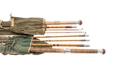 Lot 3121 - A Hardy Wye 12'-6" Split Cane Fly Rod