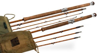 Lot 3122 - A Hardy Wye 12'-6" Split Cane Fly Rod
